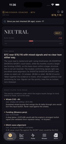 BTC Pulse: Bitcoin Market Screenshot 1 of 5