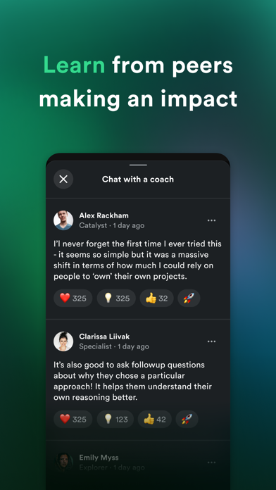 Bunch - Daily Leadership Coach Screenshot