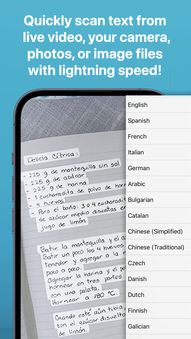 Text Scanner - AI Text OCR PDF Screenshot 4 - AppWisp.com Text Scanner - AI Text OCR PDF Screenshot 4 - AppWisp.com