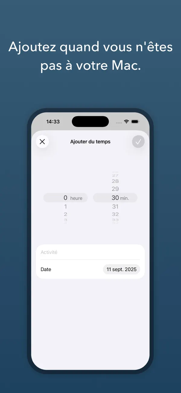Screenshot #3 pour Daily – Suivi du temps