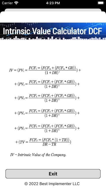 Intrinsic Value Calculator DCF screenshot-7