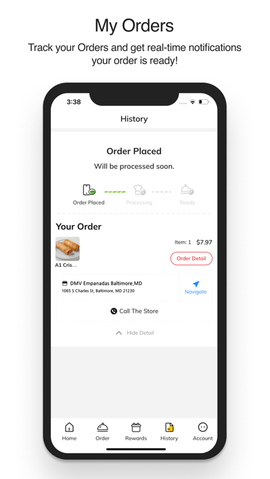 GOT EMPANADAS iPhone screenshot 3 - Food & Drink app