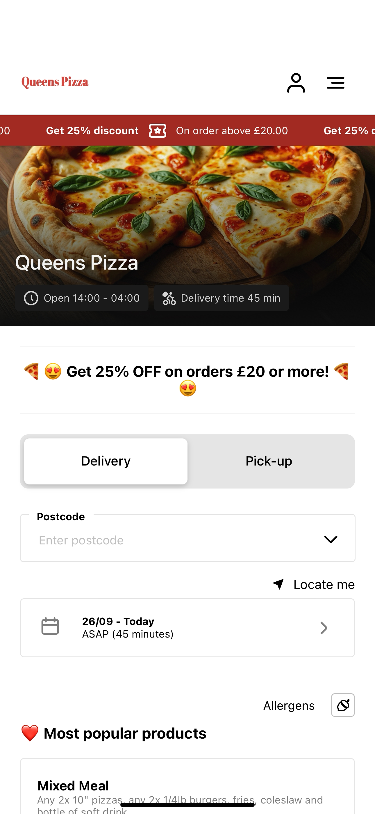 Queens Pizza UK