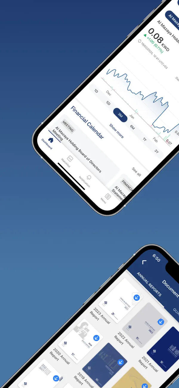 Screenshot #1 pour Mazaya Investor Relations