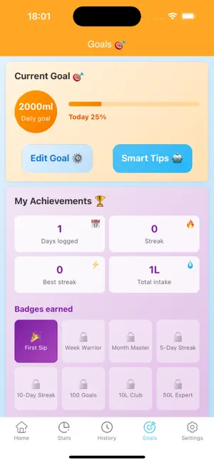 Water Reminder Daily Drink Log screenshot 4