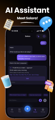 Solora: AI Life Planner Screenshot 3 of 8