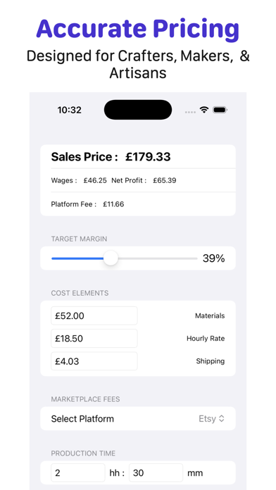 Screenshot #1 pour Profit Price Calculator