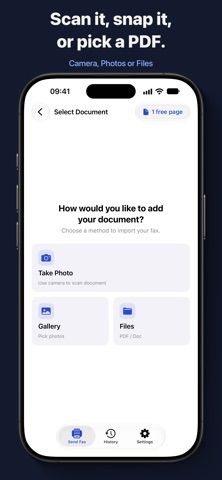 FaxSnap: Send Fax from Phone screenshot