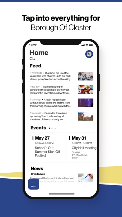 Screenshot 1 of Borough of Closter App