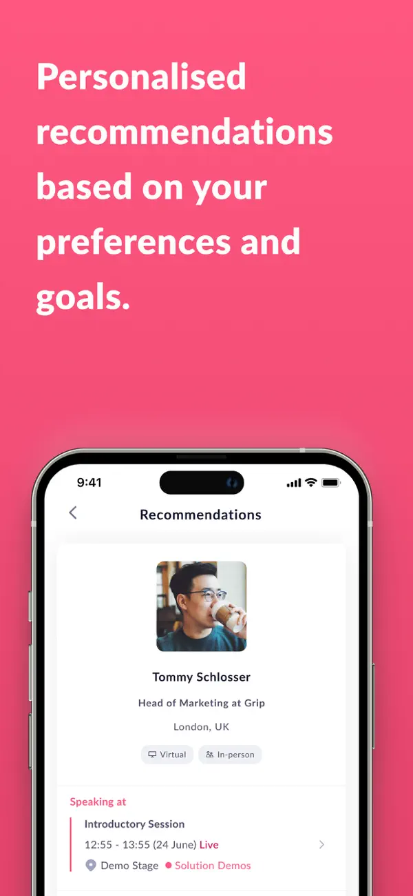 Screenshot #1 pour MarketforceLive Events