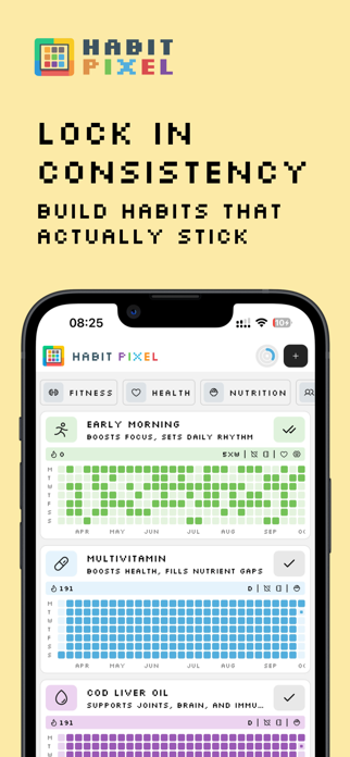 Habit Tracker - Habit Pixel Screenshot 1 of 6