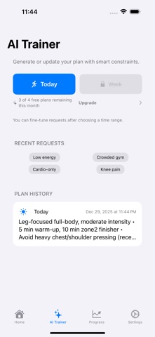 GuidedGym AI screenshot