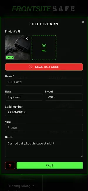 Frontsite Safe screenshot 3