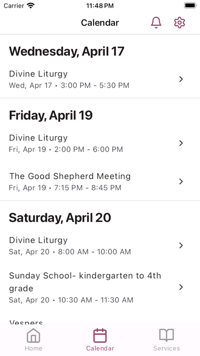 St. Maurice Coptic Church Screenshot