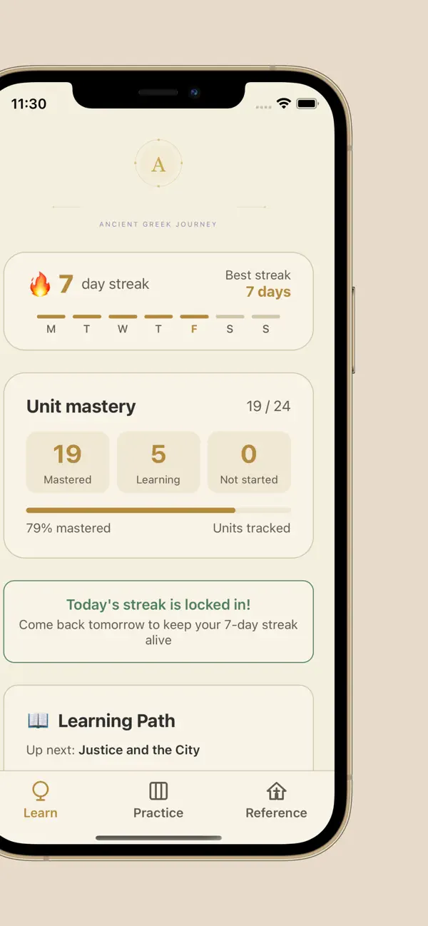 Screenshot #1 pour Attika: Learn Ancient Greek