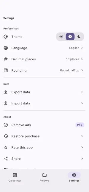 CalcNote: Calc Log & Folders screenshot 4