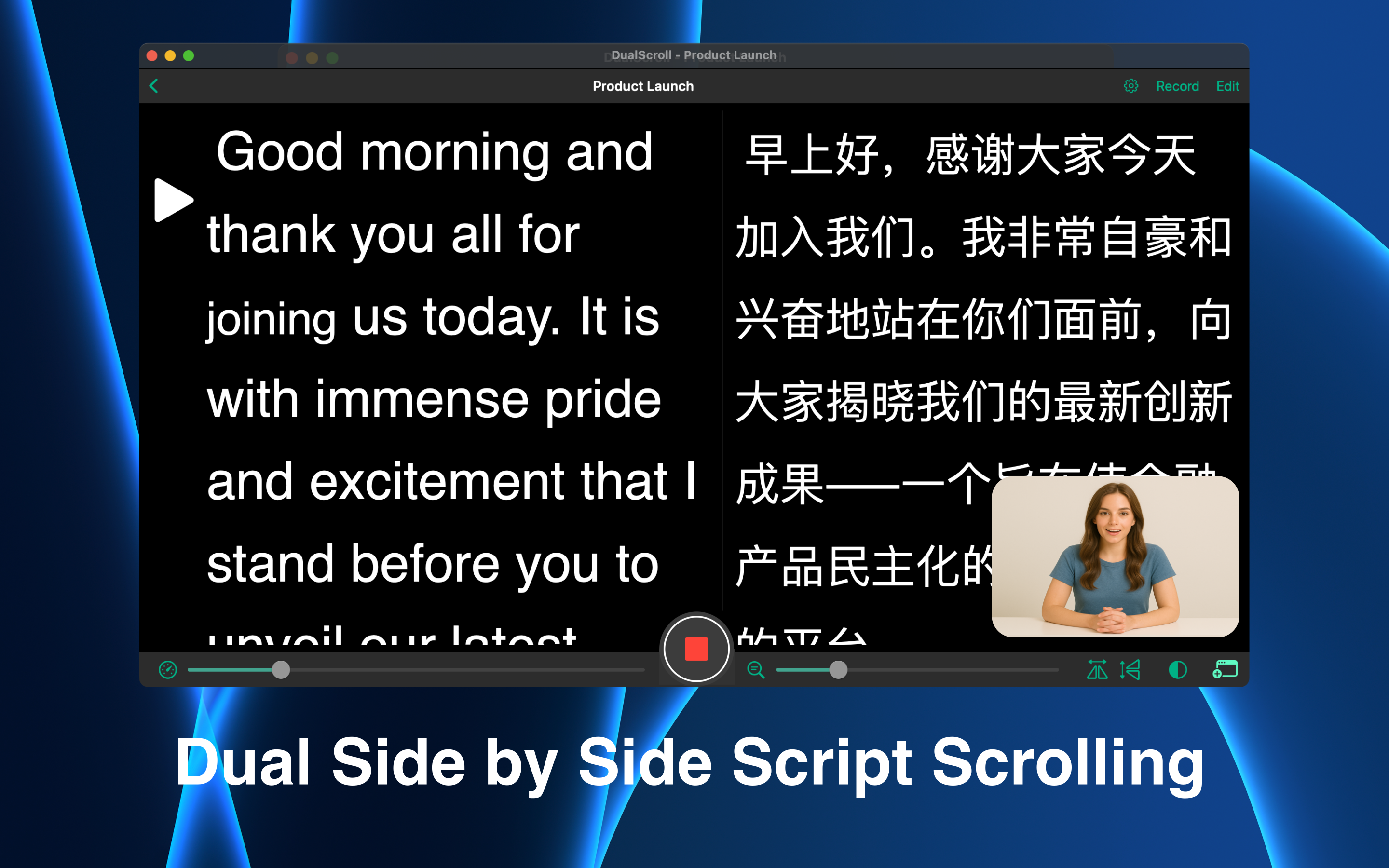 DualScroll Script Scroller