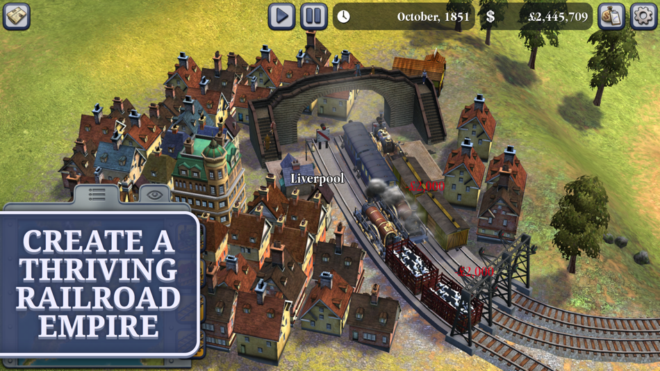 #4. Sid Meier’s Railroads! (iOS) Bởi: Feral Interactive Ltd
