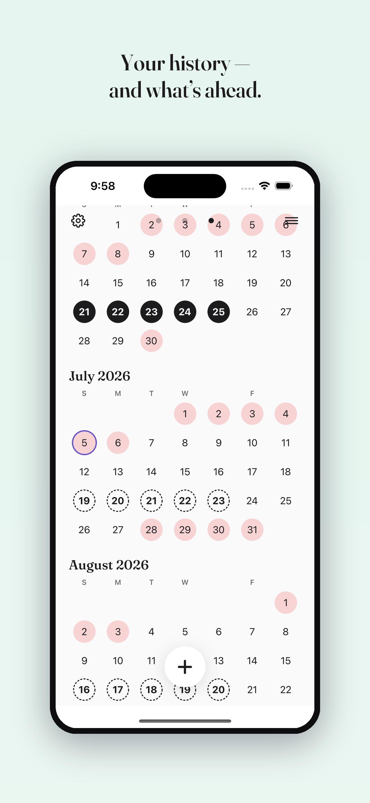 July — Cycle & Fertility screenshot 4