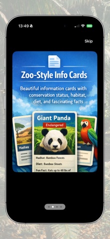 Zoo & Wild Animal Identifier iPhone screenshot
