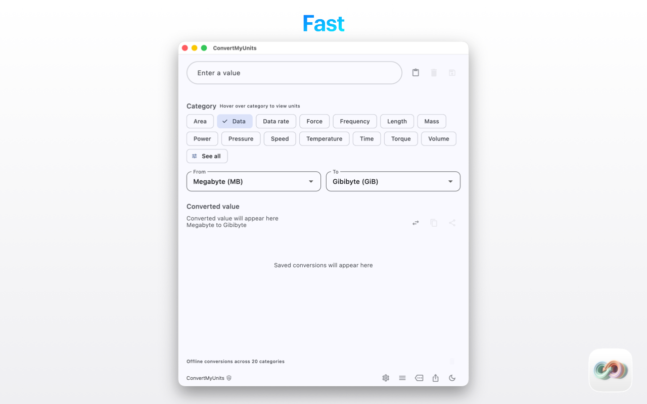 ConvertMyUnits: Unit converter
