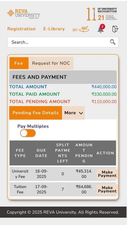 REVA UNIVERSITY Connect