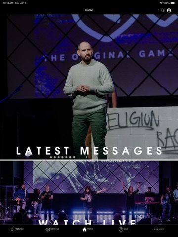 Restoration Church SA iPad screenshot