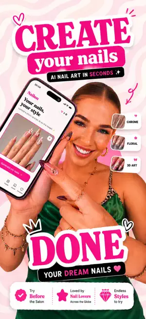 NailOn: AI Nail Art & Inspo screenshot 1