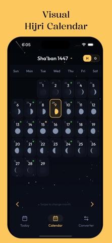 Simple Hijri Calendar Screenshot 2 of 4