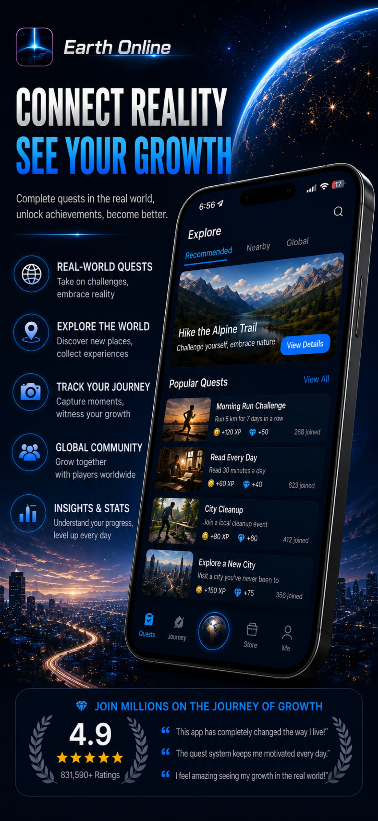 Earth Online: Gamified Life screenshot 6