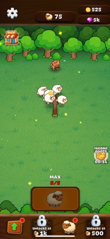 Shleep! - Idle Clicker iPhone screenshot