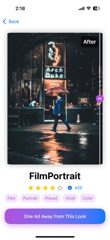 Presets for Lightroom - Vivid iPhone screenshot