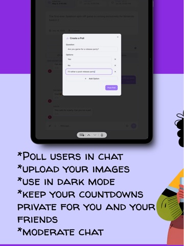 SoshareApp iPad screenshot