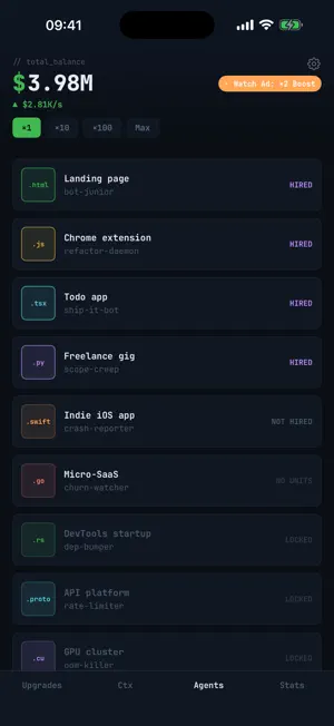 Vibe Tycoon: Idle Startup screenshot 2