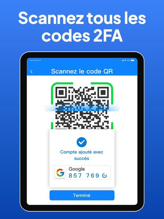 Screenshot #6 pour Authenticator App: 2FA, MFA