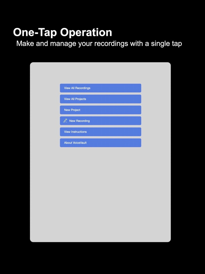 #1. VoiceVault for iPad (iOS) 来自: Touch Software,LLC
