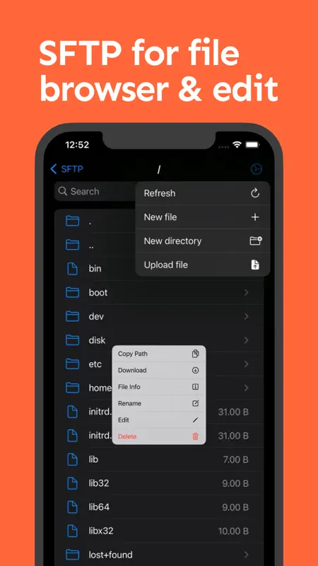 NeoServer SSH Mosh Terminal screenshot 9 of 10