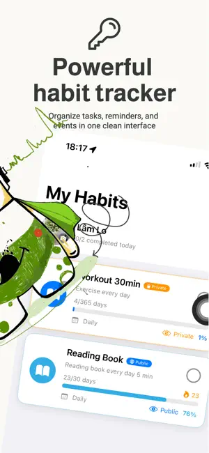 Habit Tracker with Friends screenshot 2