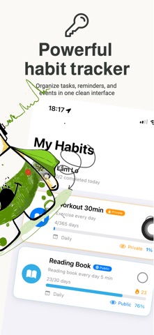 Habit Tracker with Friends Screenshot 2 of 5