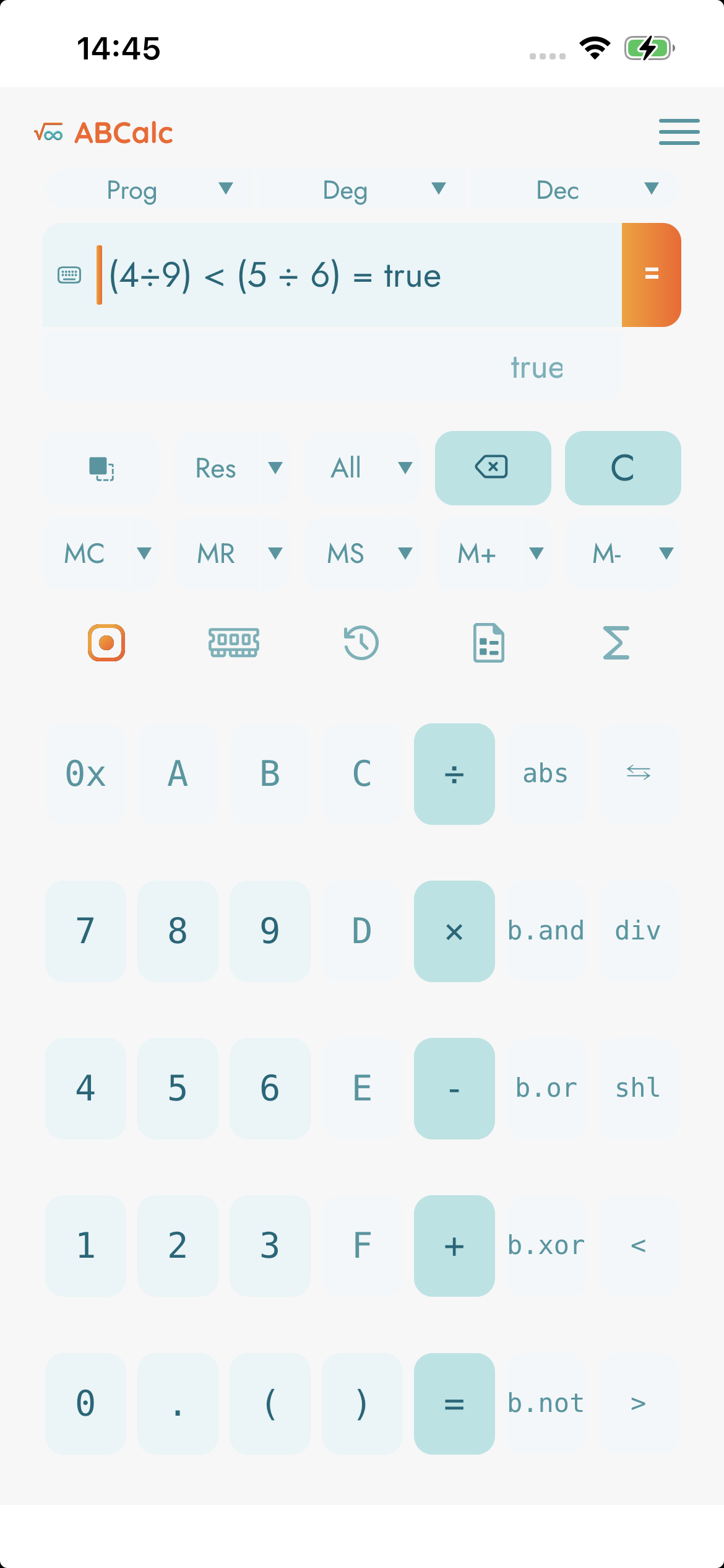 ABCalc Lite screenshot 3