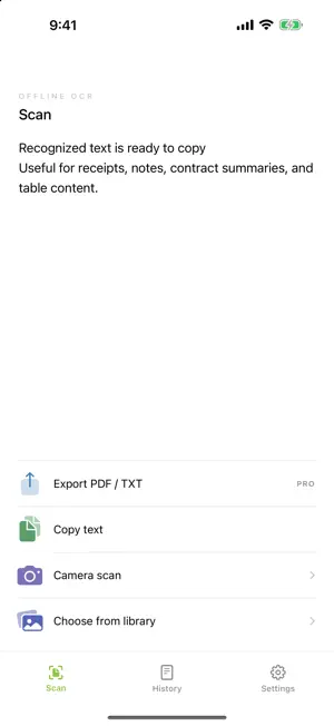 Text Scan - OCR Photo to Text screenshot 2