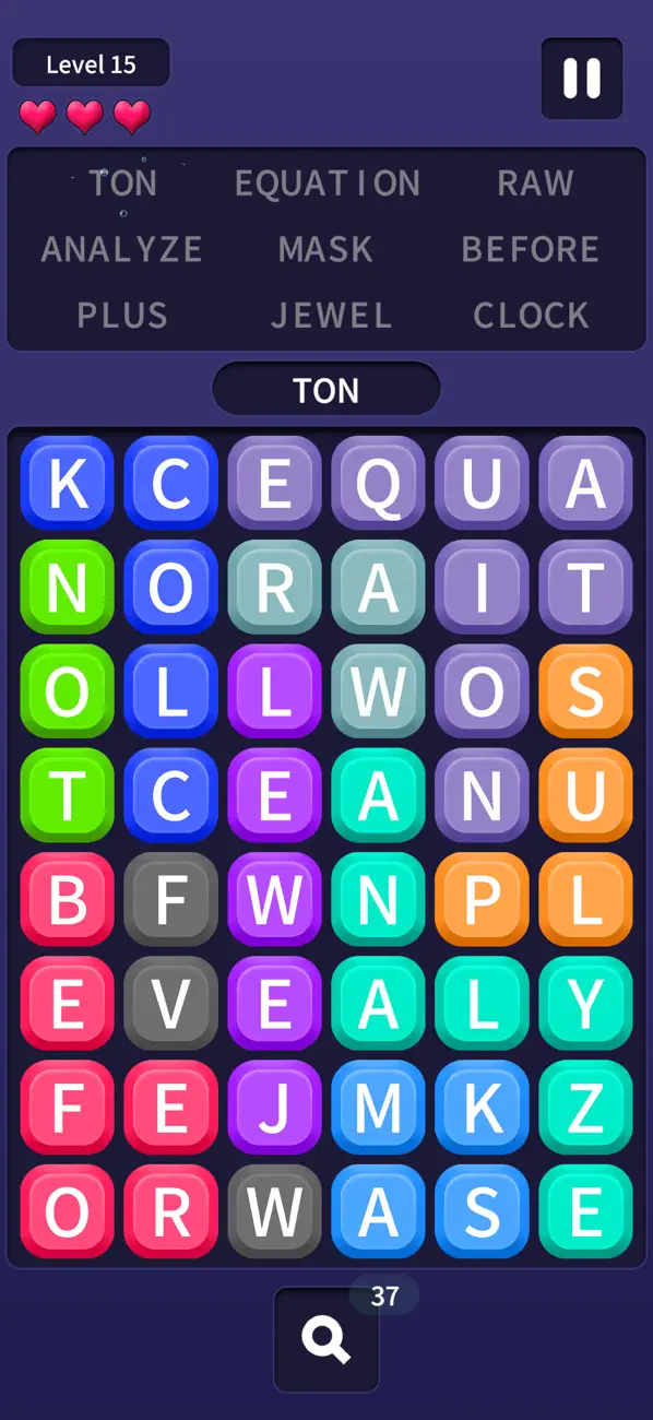 Screenshot #2 pour Word Block Search