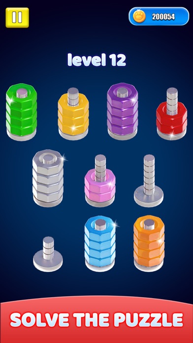 Nuts and Bolts: Color Match Screenshot
