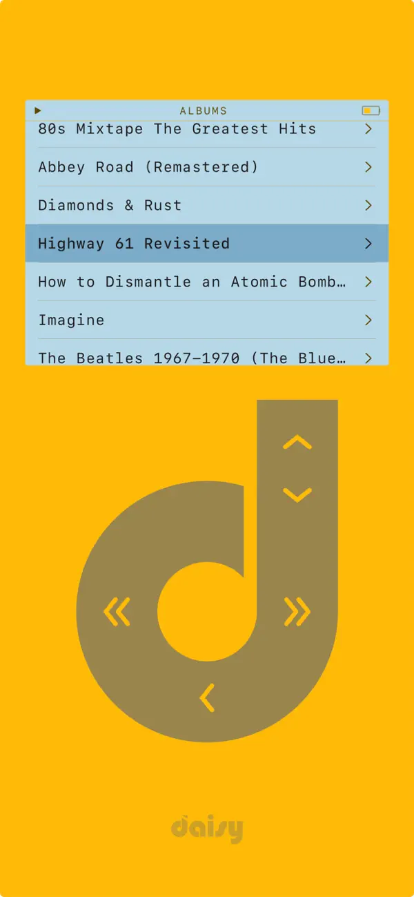 Screenshot #1 pour Daisy Music Player