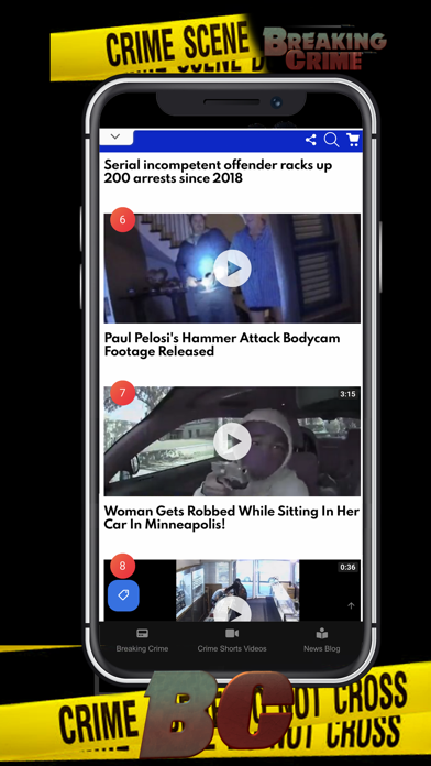 Breaking Crime News Alert Screenshot