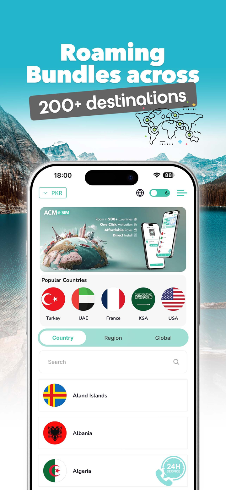 ACMeSIM - eSIM Data Roaming screenshot 1
