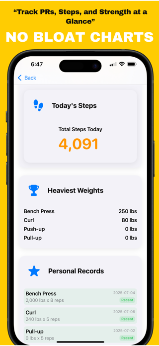 JimNotes: AI Workout Notes Screenshot 5 of 7