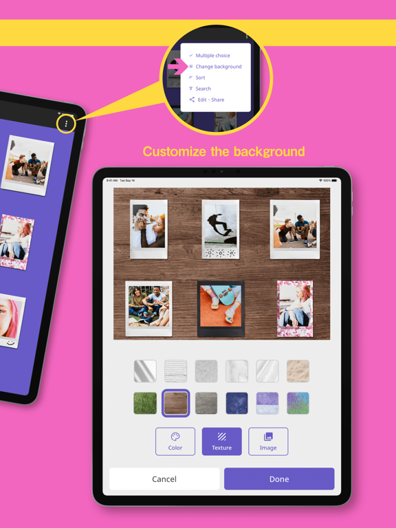 instax UP! -Scan instax photos iPad screenshot 5 - Photo & Video app