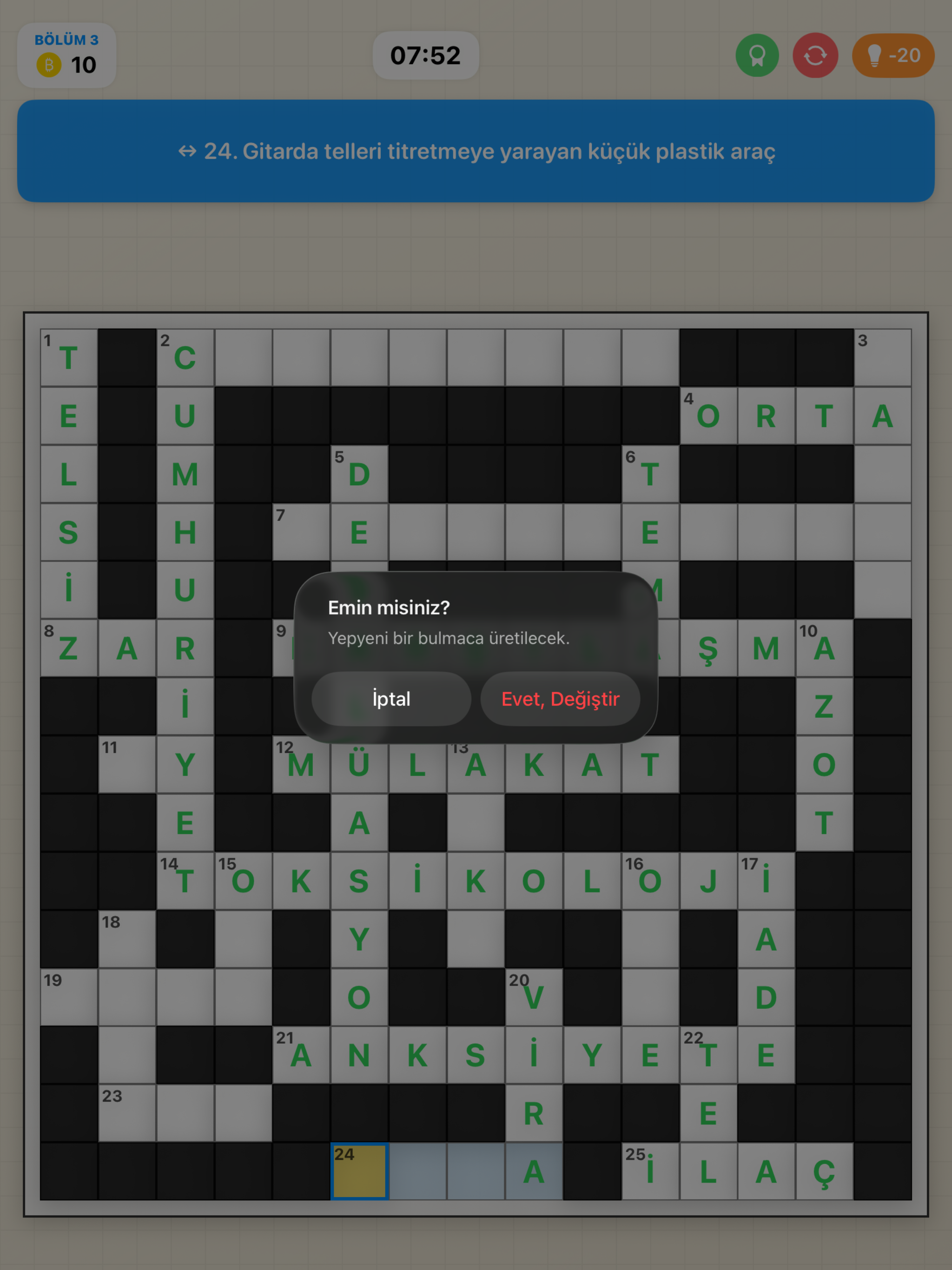 Kalemli Kare Bulmaca screenshot 10