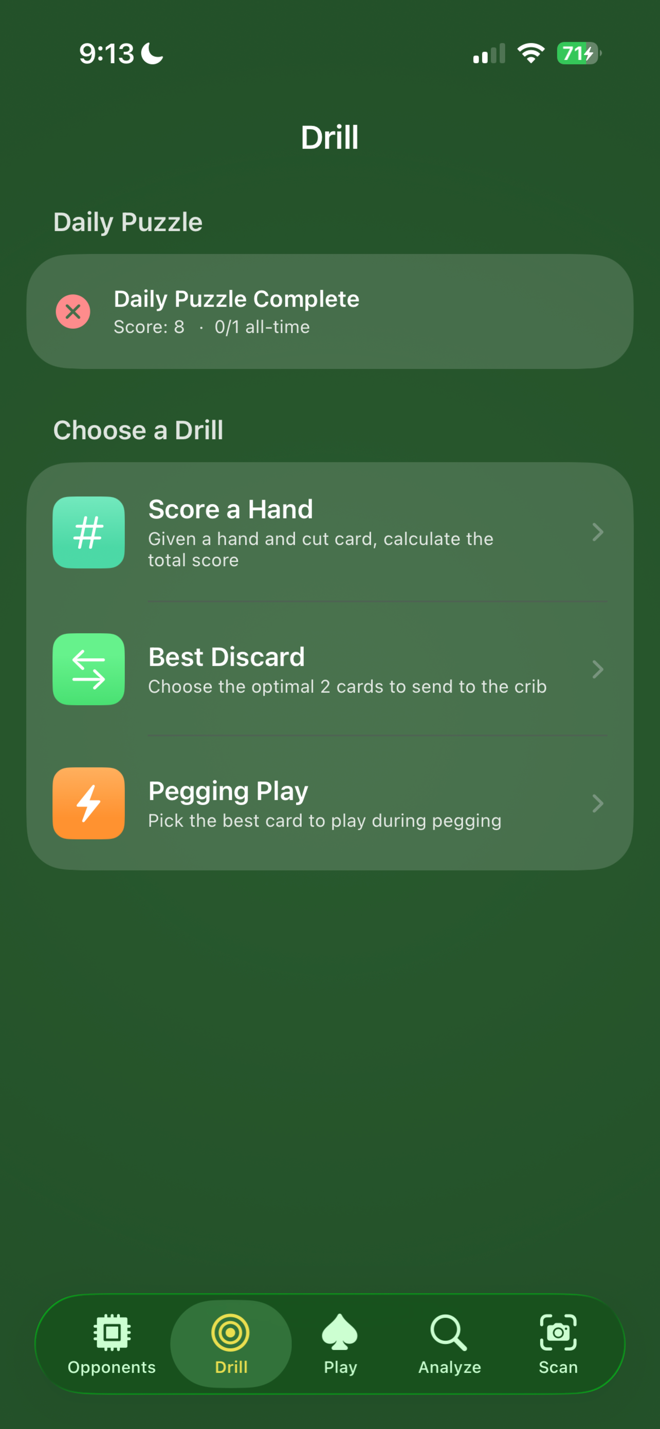 Cribbage Lab